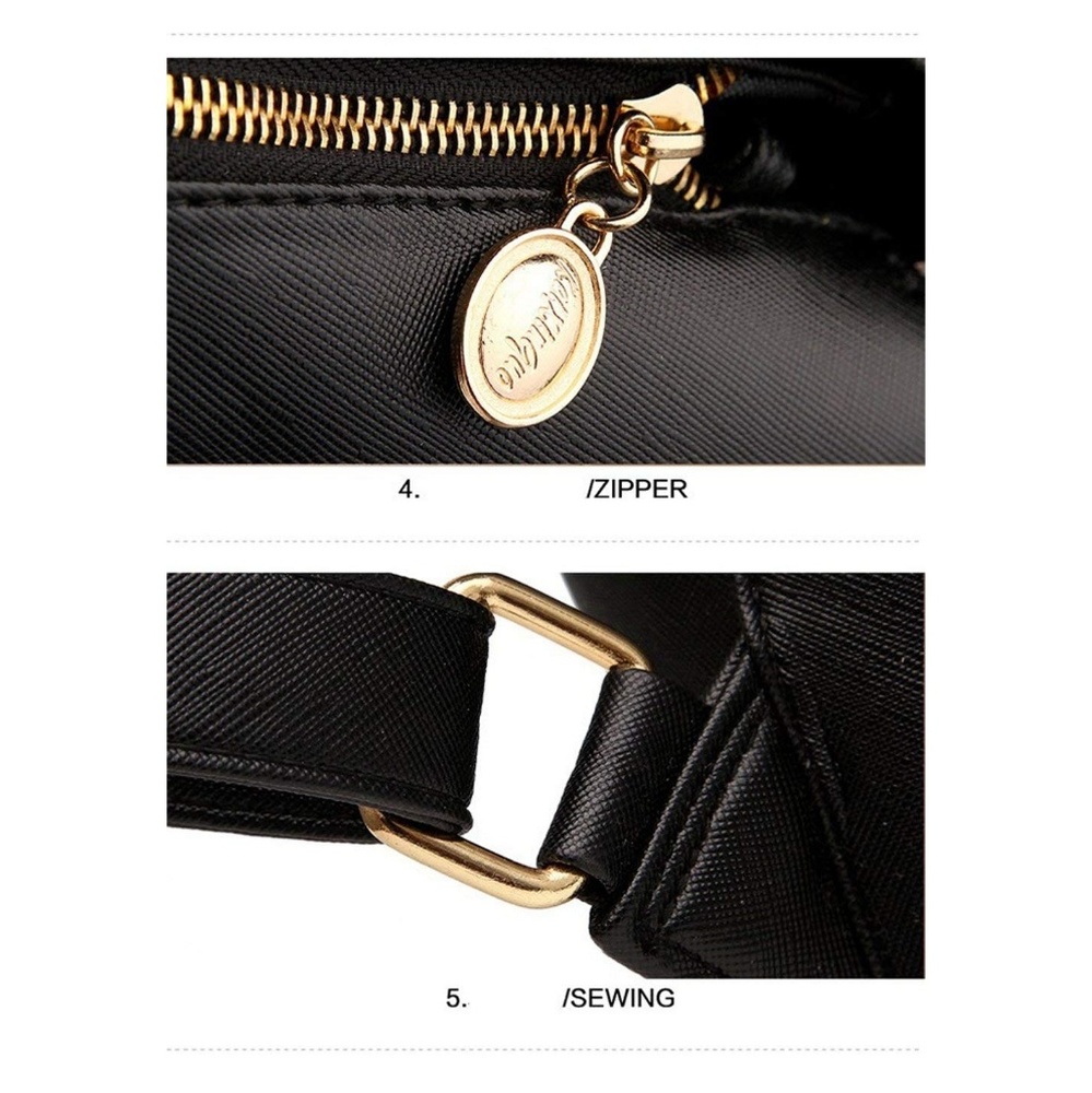🆕 Mini PU Leather Backpack(Off White) - Picture 7 of 7